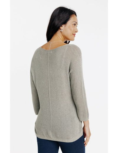 Pull maille brillante