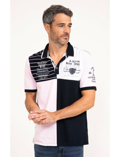 Polo manches courtes Quadro