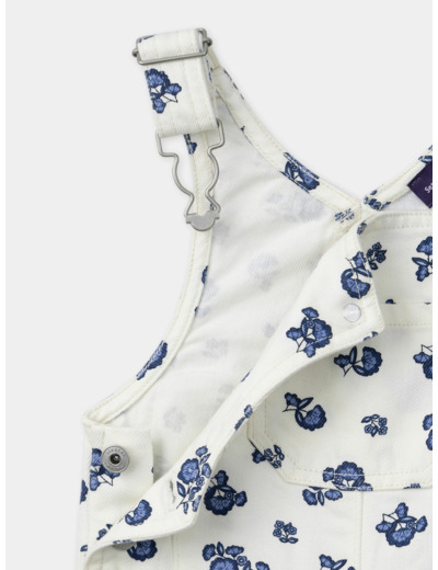 Salopette imprimée fleurs