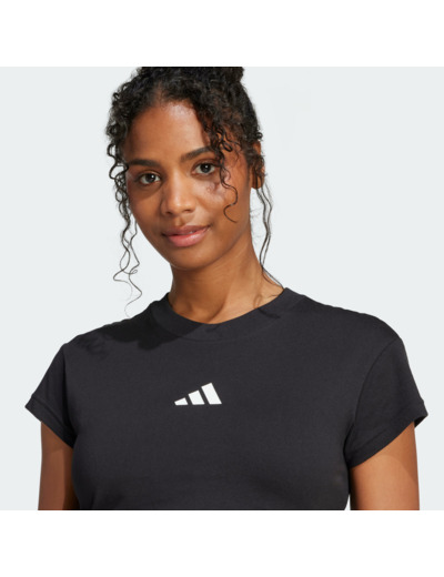 T-SHIRT ADIDAS FEMME NOIR