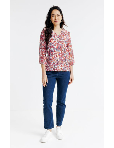 Tee-shirt imprimé manches 3/4