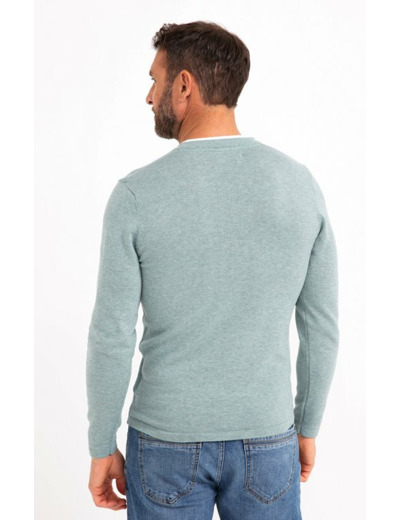 Pull col tunisien uni Jerti