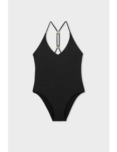 Maillot de bain 1 pièce détail au dos,Maillot de bain 1 pièce détail au dos;${refinementColor}