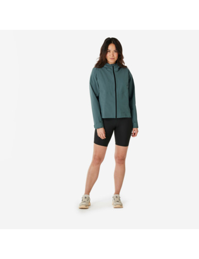 Veste de randonnée femme, MH100 vert