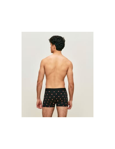 Boxer en coton motifs pommes