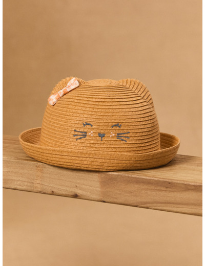 Chapeau de paille oreille