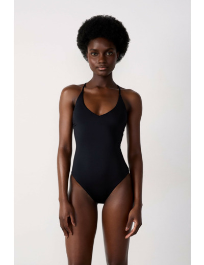 Maillot de bain 1 pièce détail au dos,Maillot de bain 1 pièce détail au dos;${refinementColor}