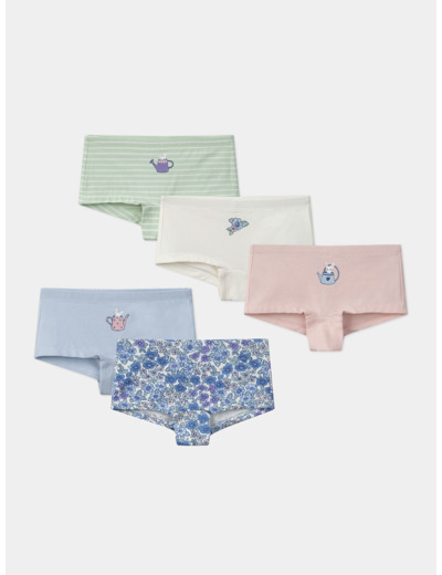 Lot de 5 boxers Lapin en jersey