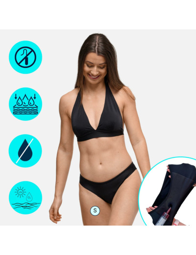 Bas de Maillot de bain Menstruel | Femme & Ado | Flux Abondant | Eva
