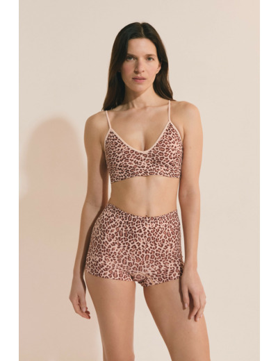 Soutien-gorge brassière col V,Soutien-gorge brassière col V;${refinementColor}