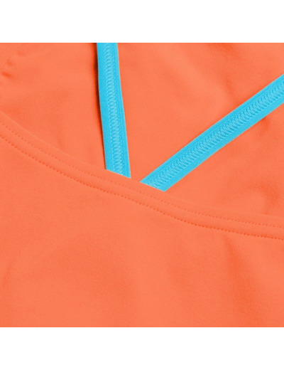 Maillot de bain Speedo Solid Tie Back Rouge