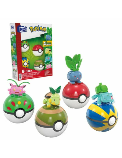 4 POKEMON PLANTE A CONSTRUIRE - MEGA