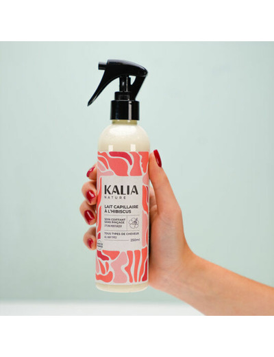 Lait capillaire à l'hibiscus