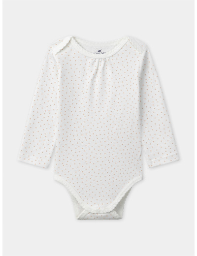 Lot de 3 bodies imprimé ou uni Bébé Fille