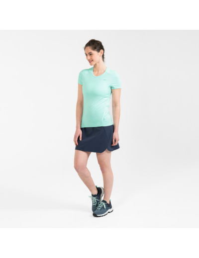 T-shirt manches courtes de randonnée montagne - MH100 - Femme