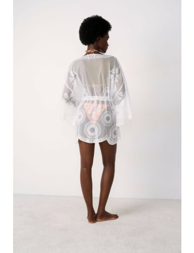 Tunique courte avec broderies