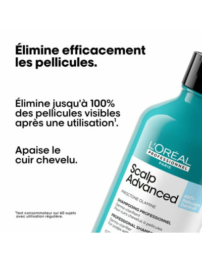 Shampooing dermo-clarifiant anti-pelliculaire Scalp Advanced 500ml