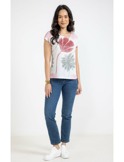 Tee-shirt imprimé manches courtes