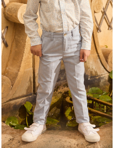 Pantalon de costume bleu