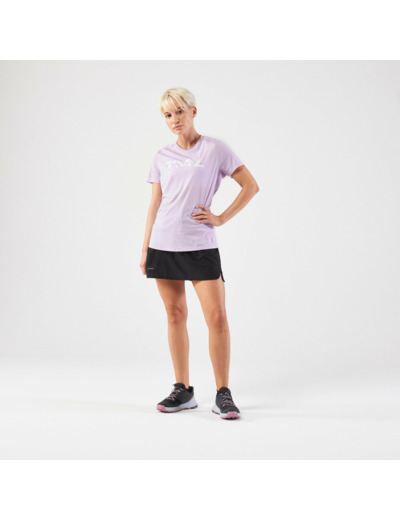 JUPE SHORT DE TRAIL RUNNING FEMME NOIR