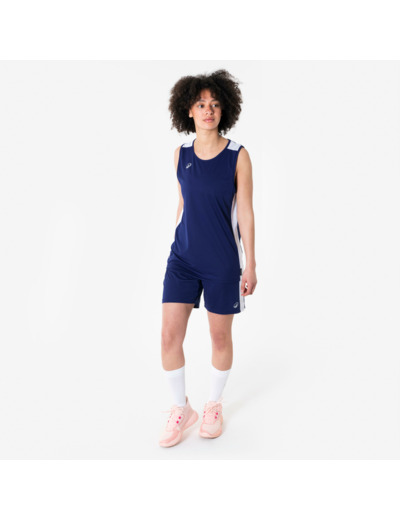 Maillot de basketball sans manche homme/femme - TANK 100 navy