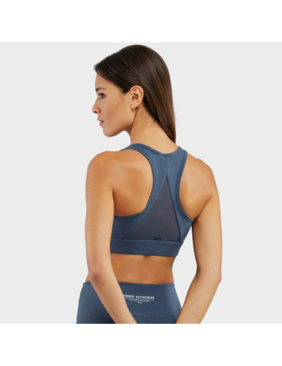 Brassière sport - Maintien élevé Fitness Femme Squat Blue Bleu Denim