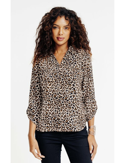 Chemise imprimé léopard