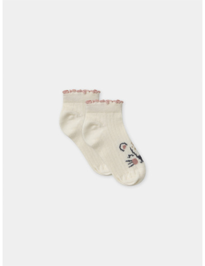 Chaussettes jacquard souris