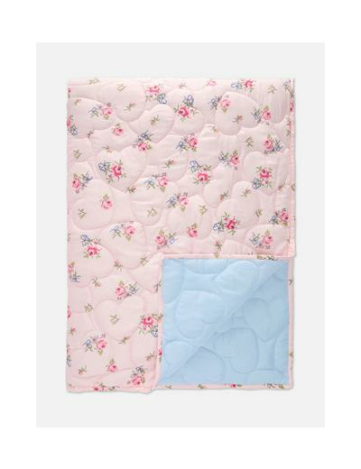 Couverture matelassée à effet point de croix