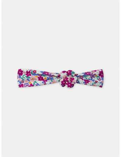 Bandeau cheveux imprimé fleuri Bébé Fille