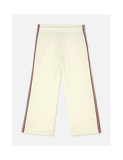 Bas de jogging large à rayures latérales