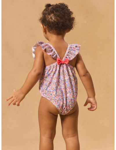 Maillot de bain une pièce imprimé fleuri