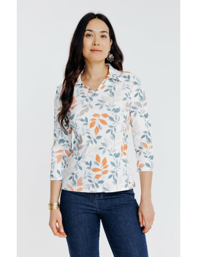 Tee-shirt avec boutons au col