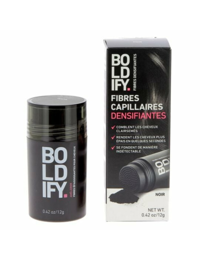 Fibres densifiantes pour cheveux noir