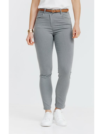 Pantalon détail zip et ceinture