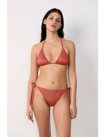 Triangle haut de maillot pailleté