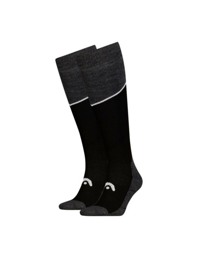 Chaussettes de ski HEAD Kneehigh 6 paires Noir / Gris Mélange