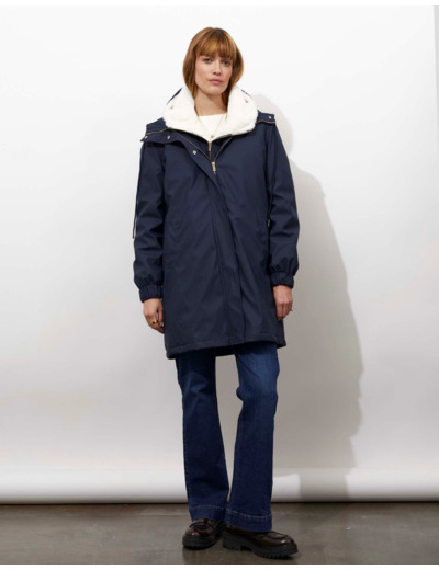 Parka unie MARINE Femme
