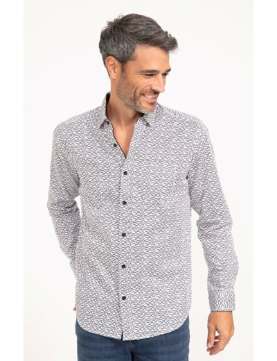 Chemise manches longues Flammes
