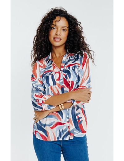 Chemise imprimé abstrait