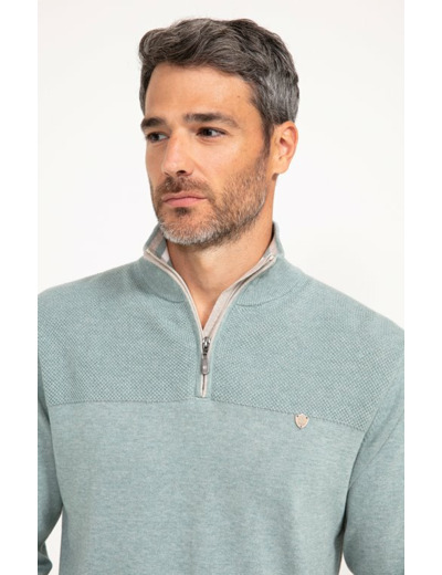 Pull col montant uni Contrast