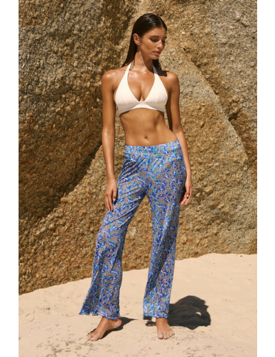 Pantalon fleuri,Pantalon fleuri ;${refinementColor}