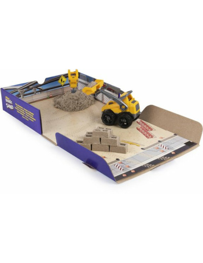 COFFRET CHANTIER KINETIC SAND - CREUSER ET DÉMOLIR 454G