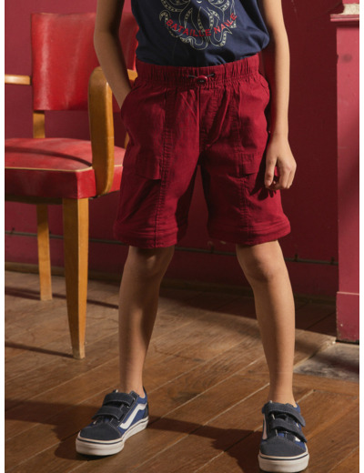 Pantalon Dézipable rouge