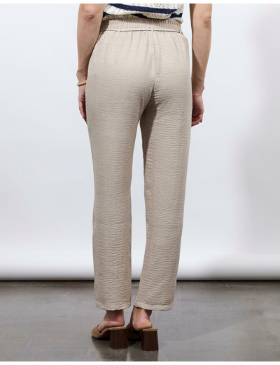 Joggpant 7/8 uni BEIGE Femme
