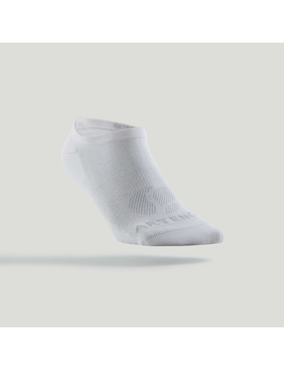 CHAUSSETTES DE SPORT BASSES ARTENGO RS 160 BLANC MARINE LOT DE 3