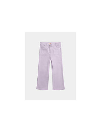 Pantalon violet en twill pour fille