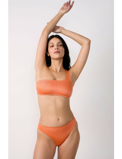 Brassière asymétrique haut de maillot de bain