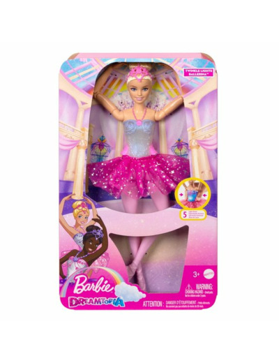 BALLERINE LUMIÈRES SCINTILLANTES BLONDE - BARBIE DREAMTOPIA