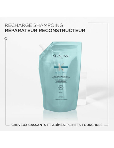 Bain Force Architecte Résistance recharge 500 ml
